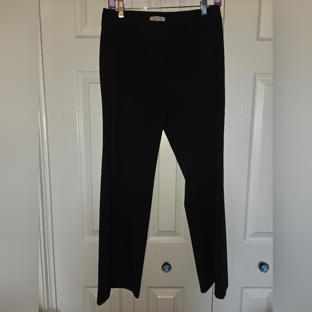 LOFT Black Straight Leg Women's Pants